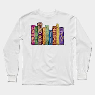 Vintage Bookshelf No.3 Long Sleeve T-Shirt